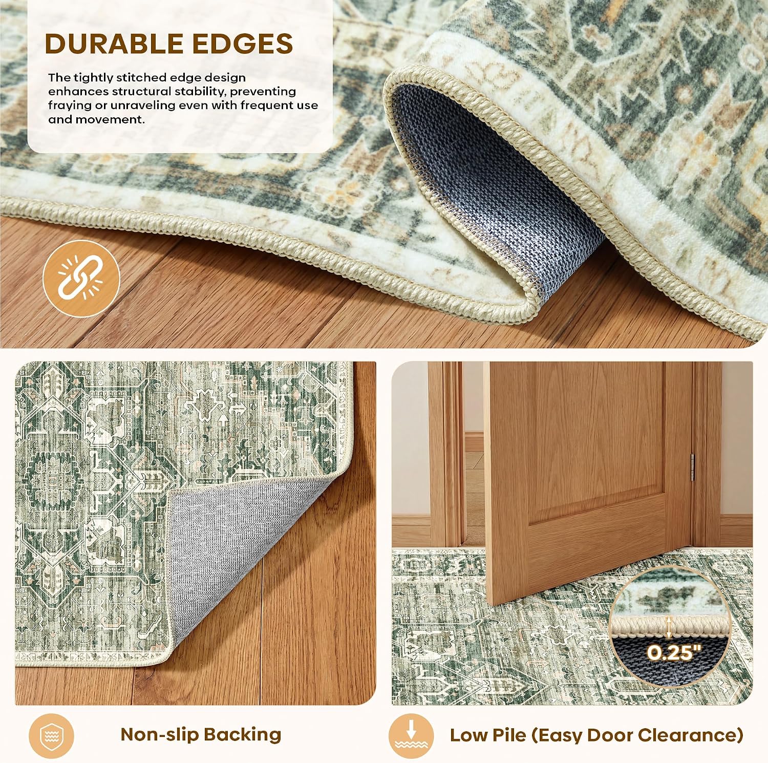 Detalle 2 de LIVELYGLOW Area Rug, 8x10