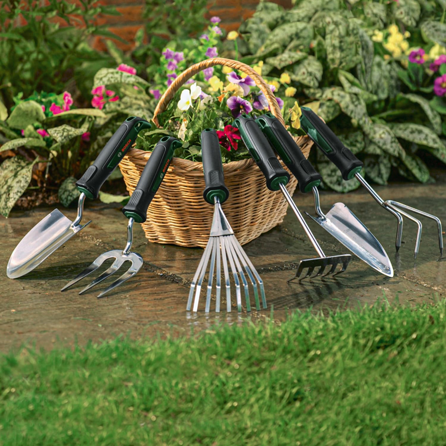Thumbnail 5 de Bosch trapiantatore lungo manuale da giardino: pala ergonomica per scavare e diserbare