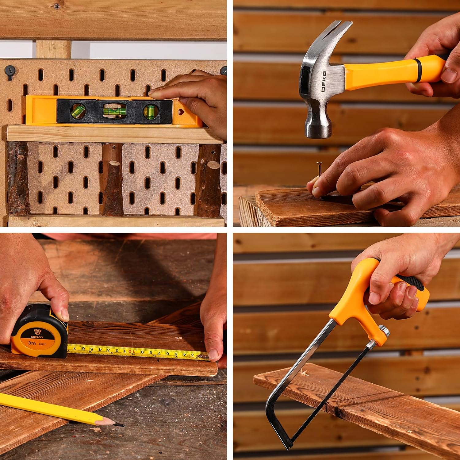 Thumbnail 6 de DEKO Cassetta Attrezzi Completa 20V con Trapano Avvitatore a Batteria, 186 Pezzi – Set Professionale per Casa e Lavori di Fai-da-te