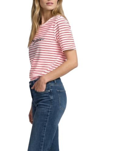 Detalle de TOM TAILOR Alexa Straight Jeans für Damen in Dark Stone Wash