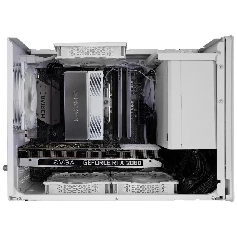 Detalle 2 de Mars Gaming MC-XPRO Minitorre MicroATX: caja compacta con ventilación MESH y soporte ATX/SFX