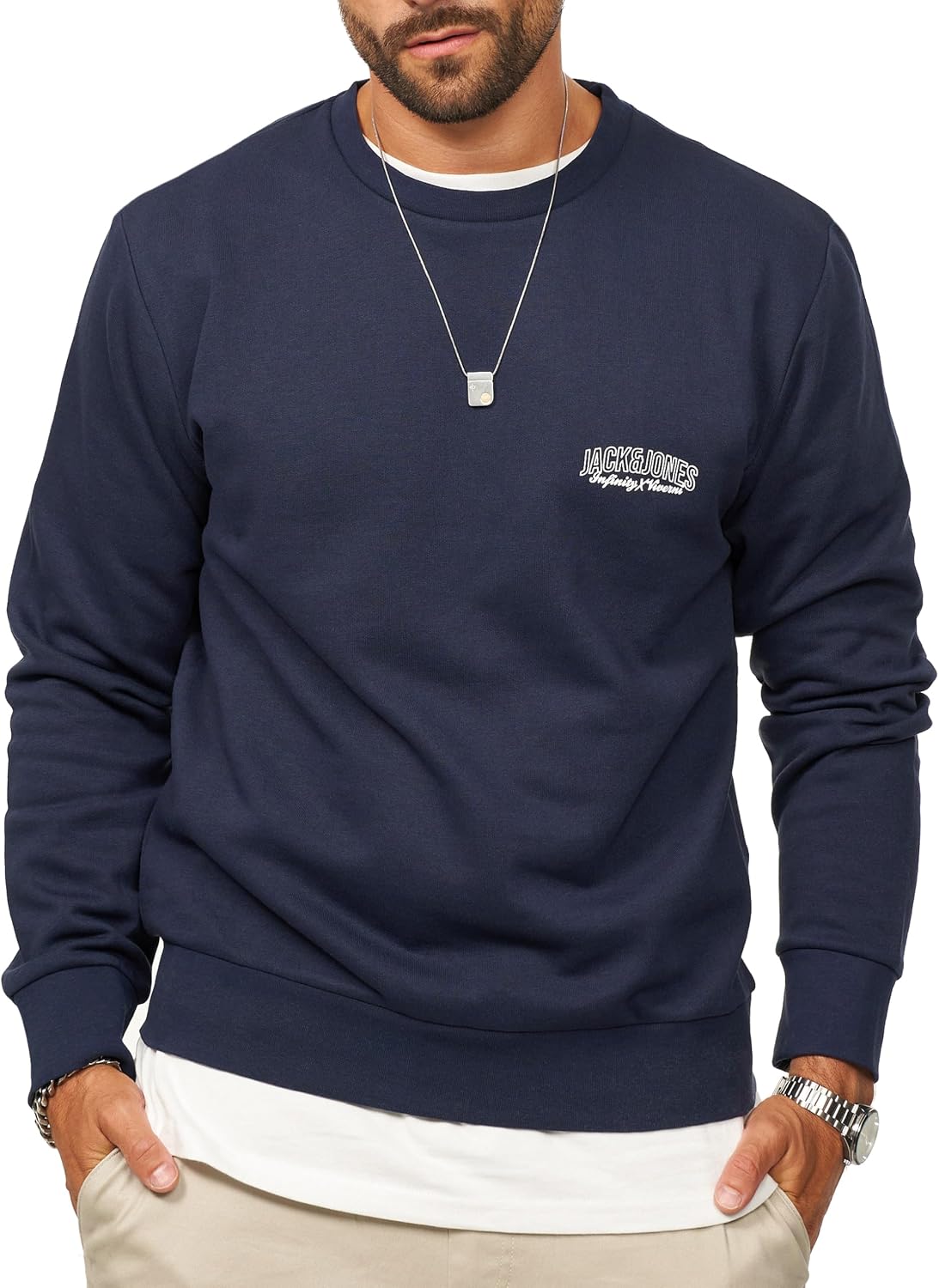 Thumbnail 1 de JACK & JONES Sweatshirt Rundhals Regular-Fit