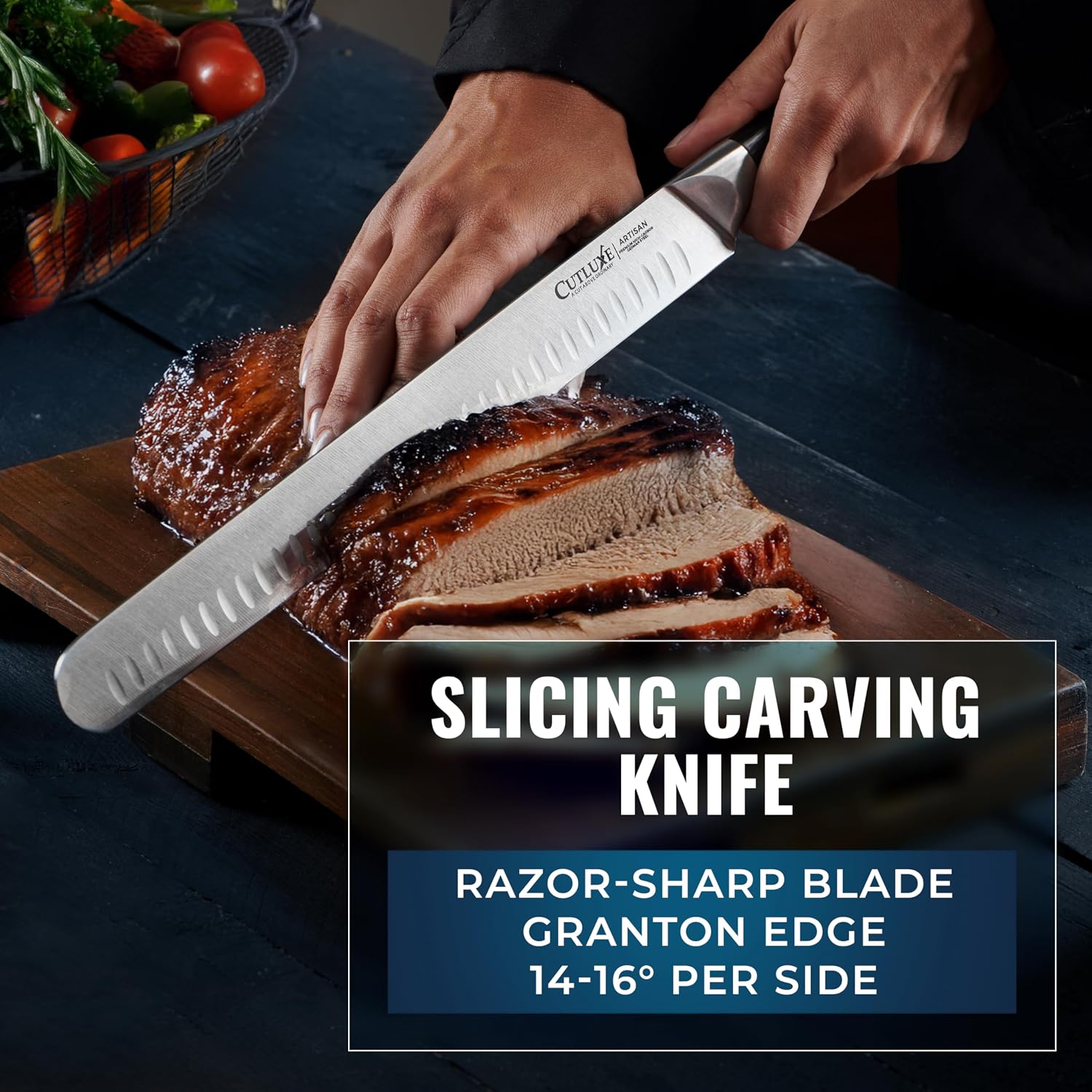 Detalle 2 de Cutluxe butcher knife set, 3-piece