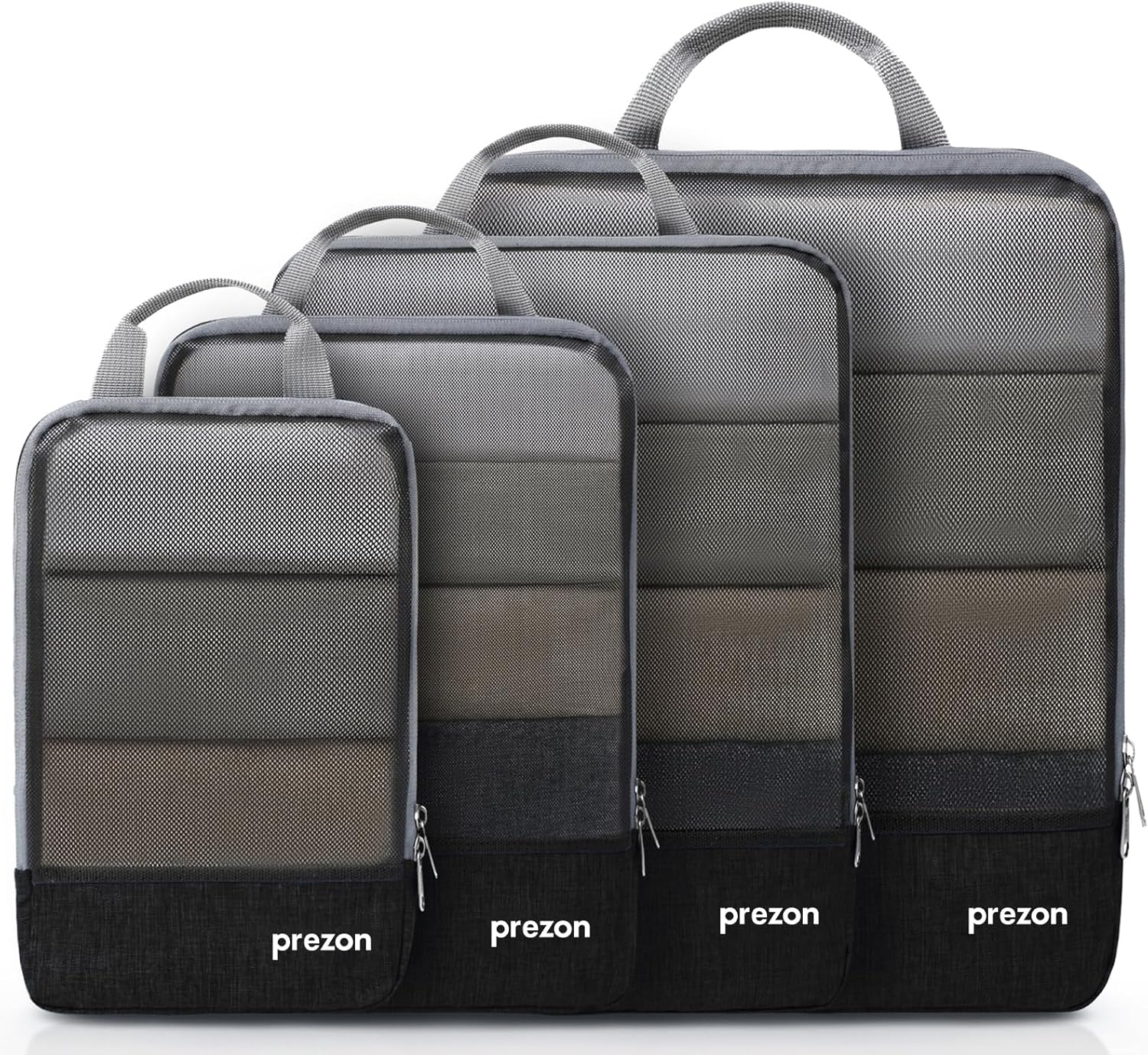 Detalle de Prezon Compression Packing Cubes 6‑Piece Set