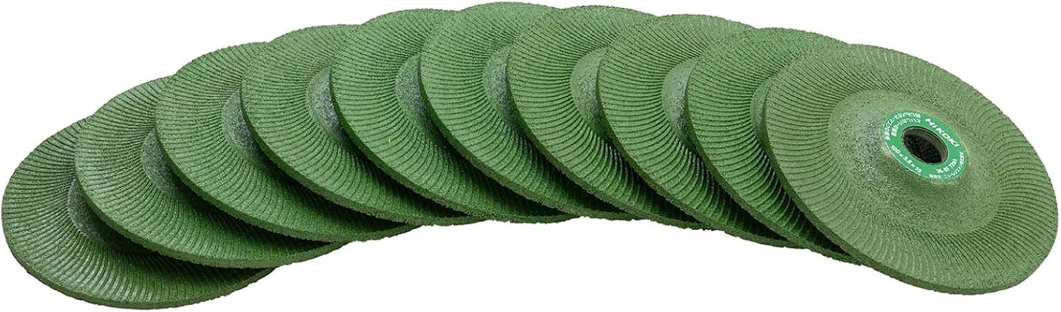 Detalle 2 de HiKOKI 0030-7001 レジノイドフレキシブル砥石 100mm・粒度36・10枚入