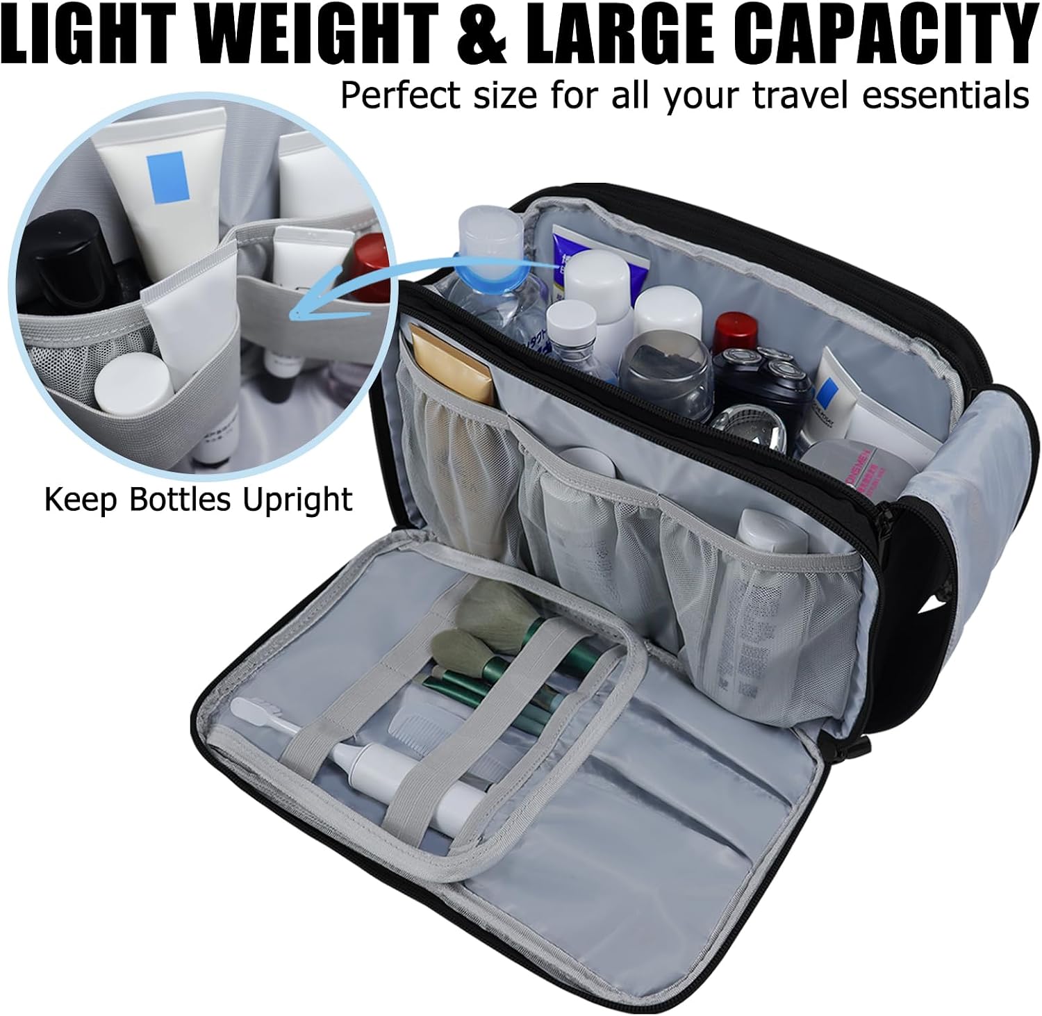 Detalle 2 de Gloppie Water-Resistant Toiletry Bag 12.2in
