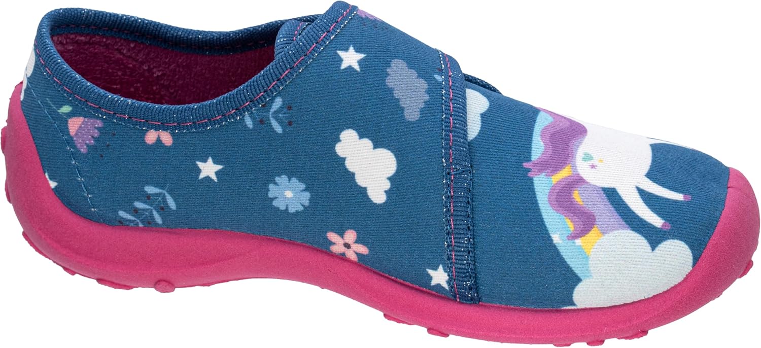 Thumbnail 1 de Fischer Markenschuh Mädchen BoogyHausschuh – gemütlicher Hausschuh mit Einhorn-Design