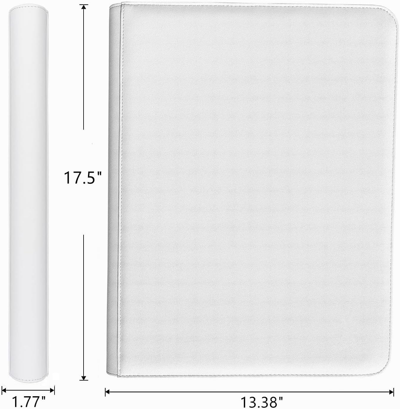 Detalle de 1000+ Pockets Ringless Trading Card Binder (16-Pocket Side Loading, White) for MTG, YuGiOh, TCG & Sports Cards