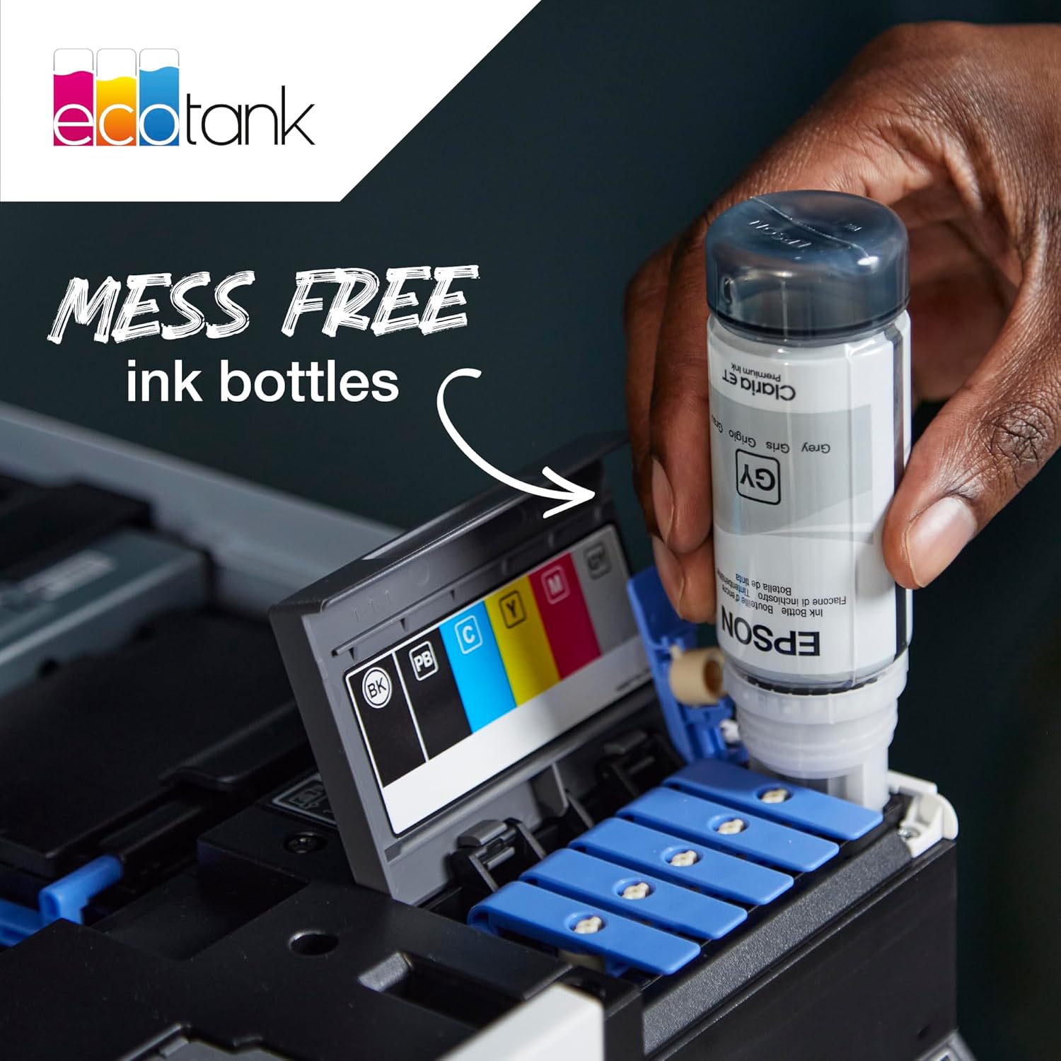 Detalle 2 de EPSON 114 EcoTank Yellow 70ml ink bottle