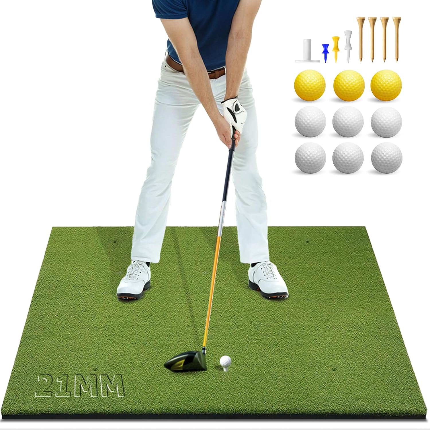 Detalle de Bltend Golf Mat 5x4ft & 5x5ft ⚙