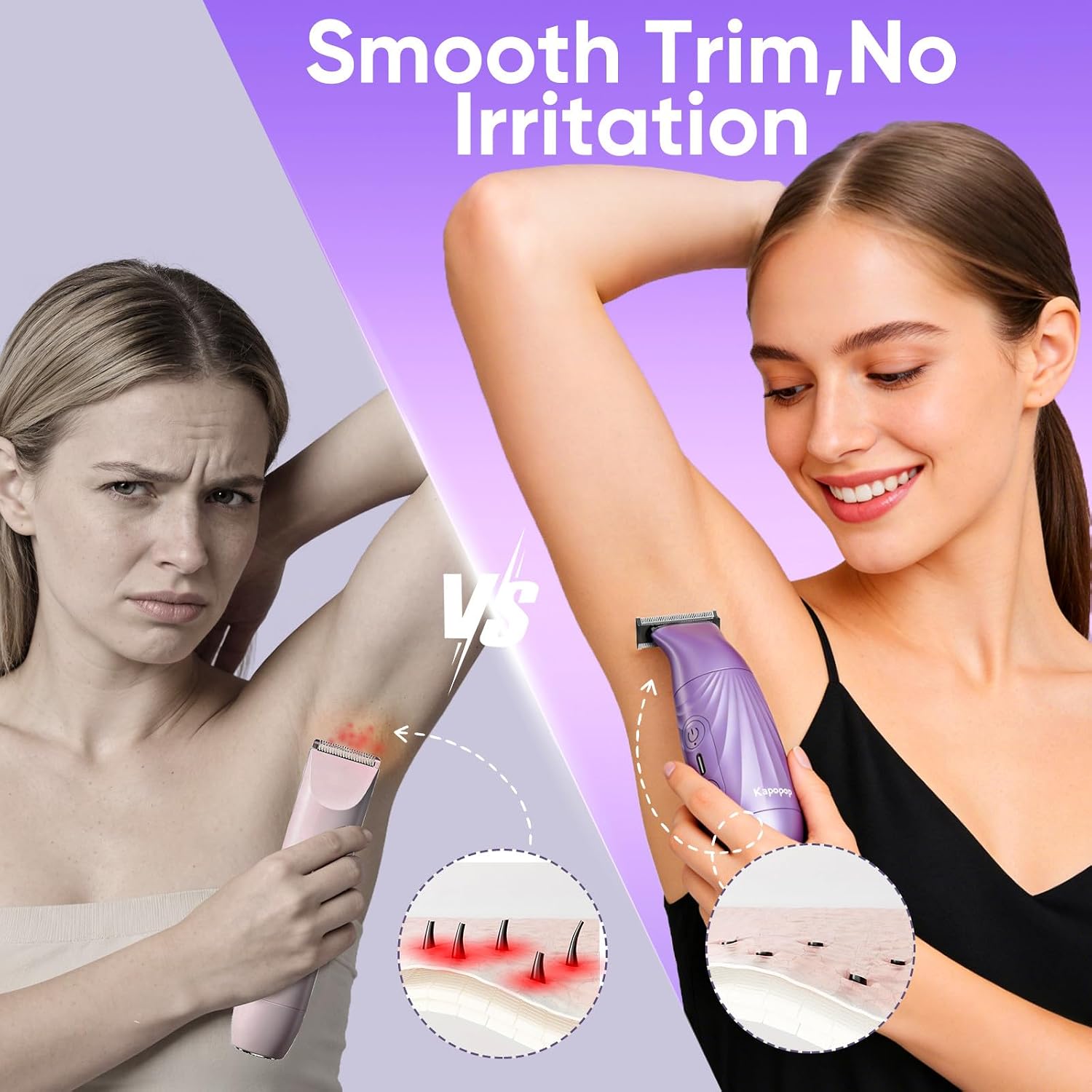 Thumbnail 3 de Kapopop 2-in-1 Bikini Shaver for Sensitive Skin