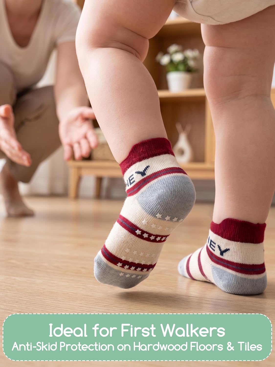 Detalle de Aroveea Toddler Socks, 12-Pack