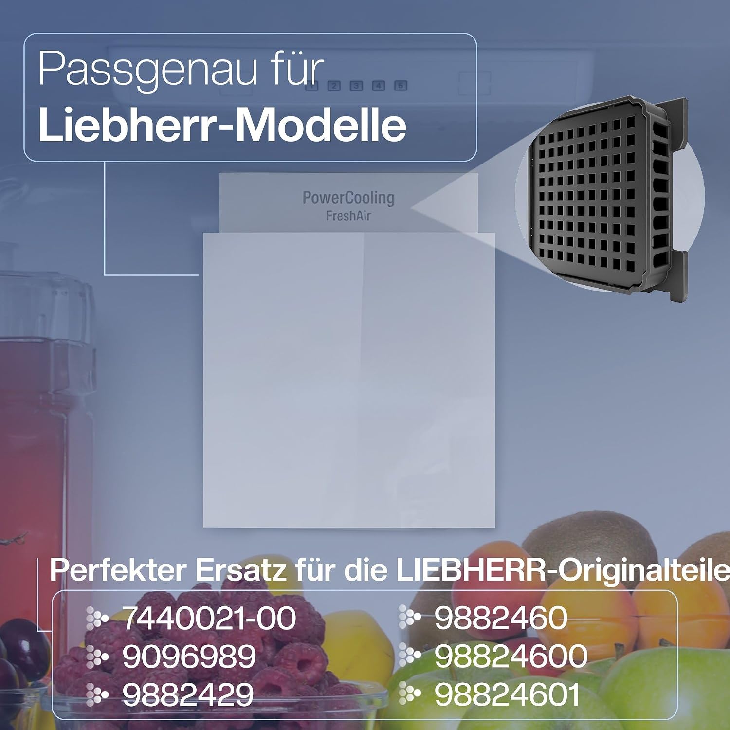 Detalle 2 de Liebherr FreshAir Filter 2er-Pack