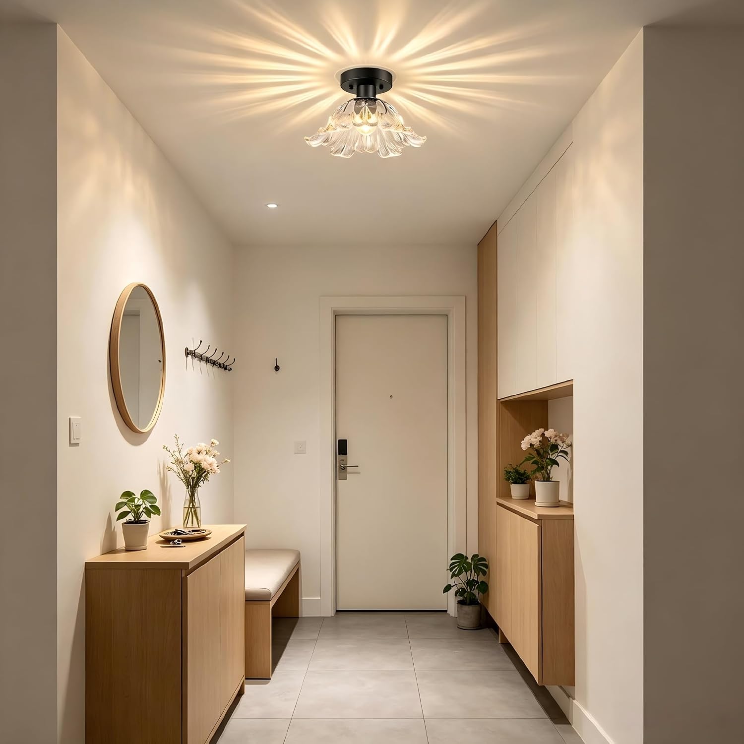 Detalle de Semi-Flush Ceiling Light, 11.02-Inch
