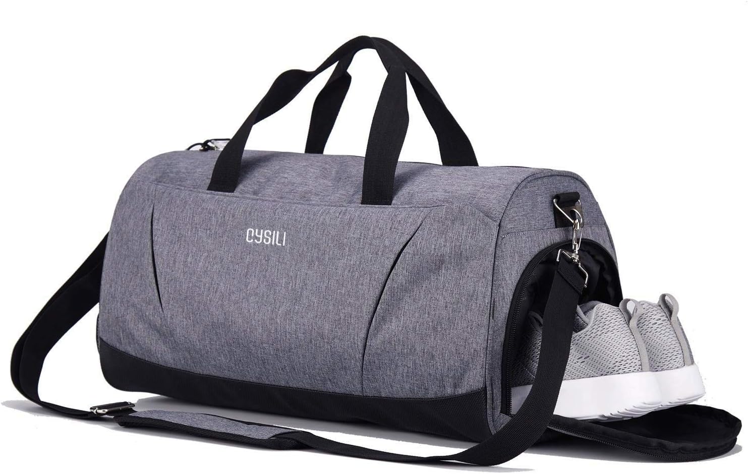Detalle de Kasibon gym bag with shoes compartment, wet pocket and 35L capacity