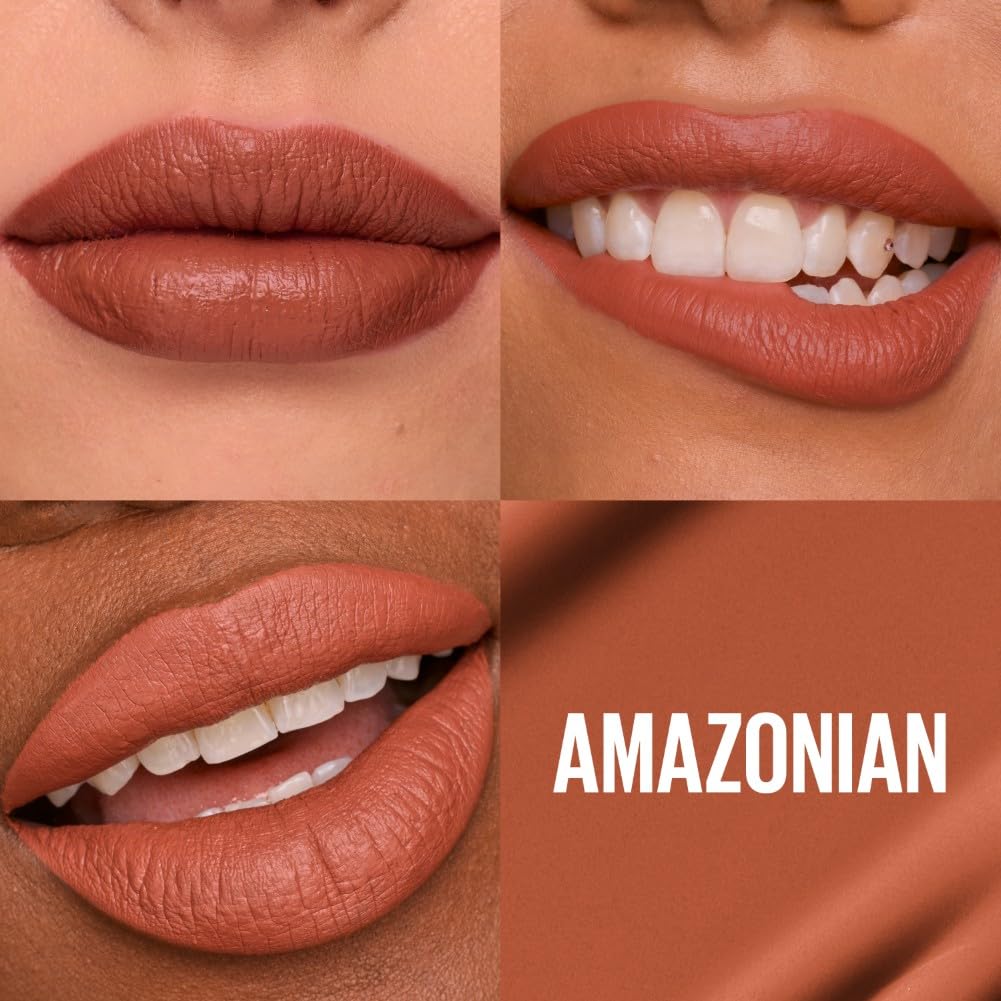 Detalle de Maybelline New York Super Stay Matte Ink „Un-Nudes“, Lippenstift Ton 70 Amazonian (16h), 5 ml