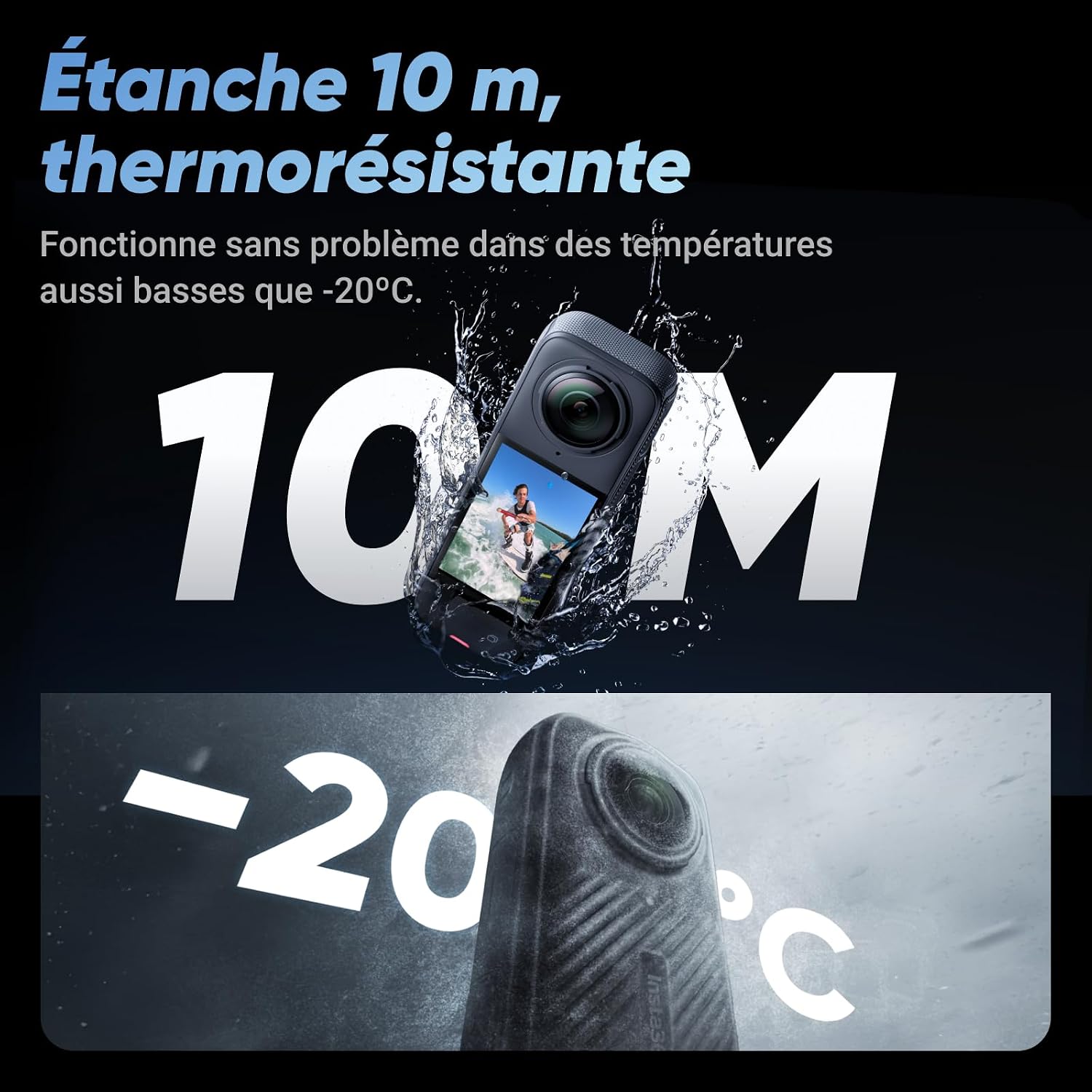 Thumbnail 6 de Insta360 X4 8K étanche, stabilisation 360°