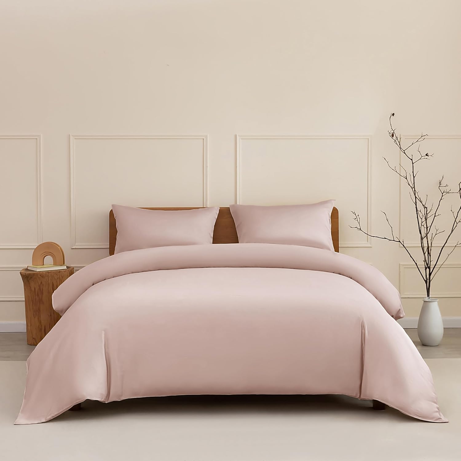 Thumbnail 1 de Cube Home Luxury Bamboo Bedding 3 Pcs Set (Super King, Camel)