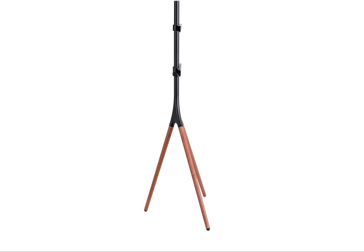 Thumbnail 2 de Monoprice Premium Fixed TV Tripod Stand (Walnut Base) for 45"–65" TVs up to 70.4 lbs, Max VESA 400x600