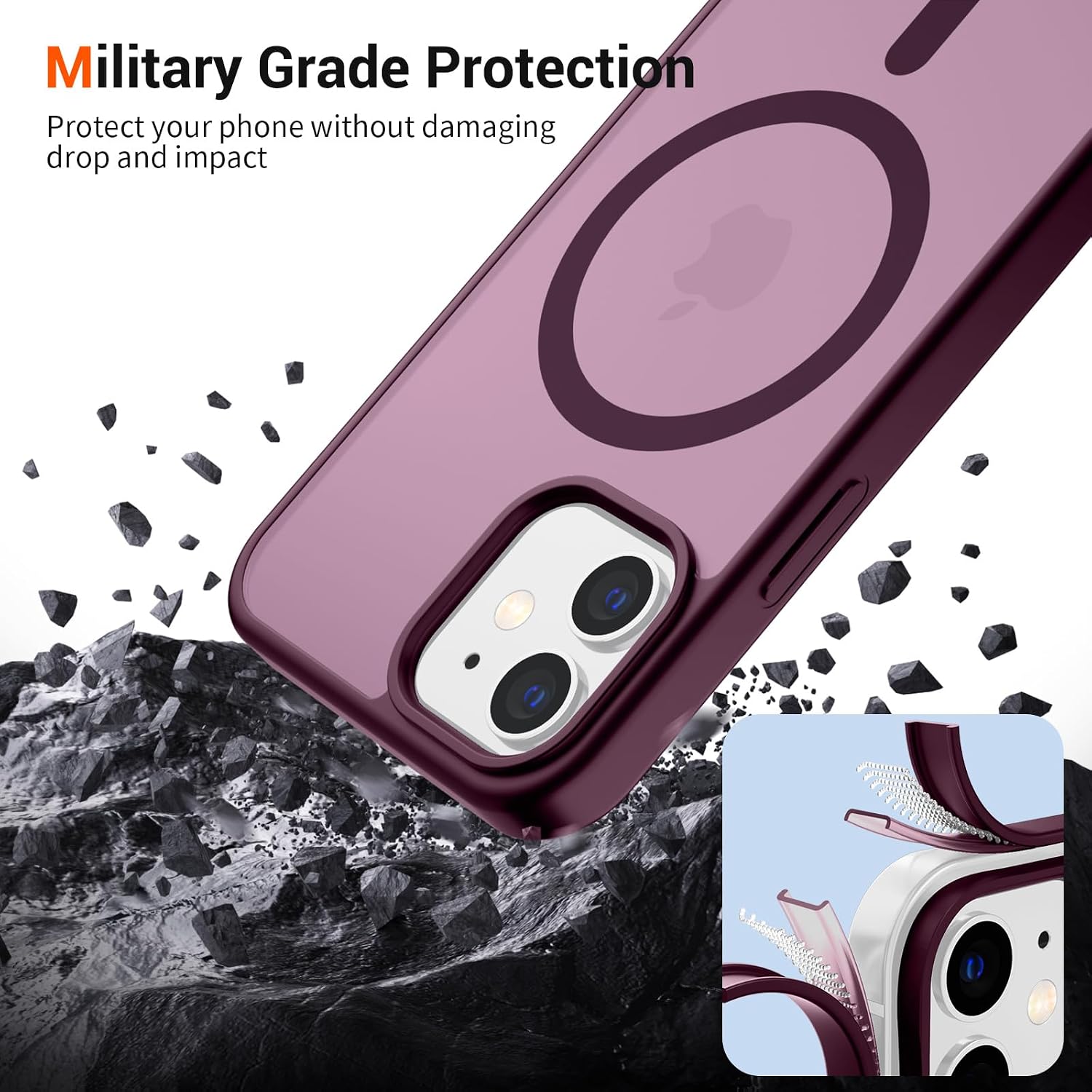 Thumbnail 4 de vnnink iPhone 12 Magnetic Matte Case, Slim