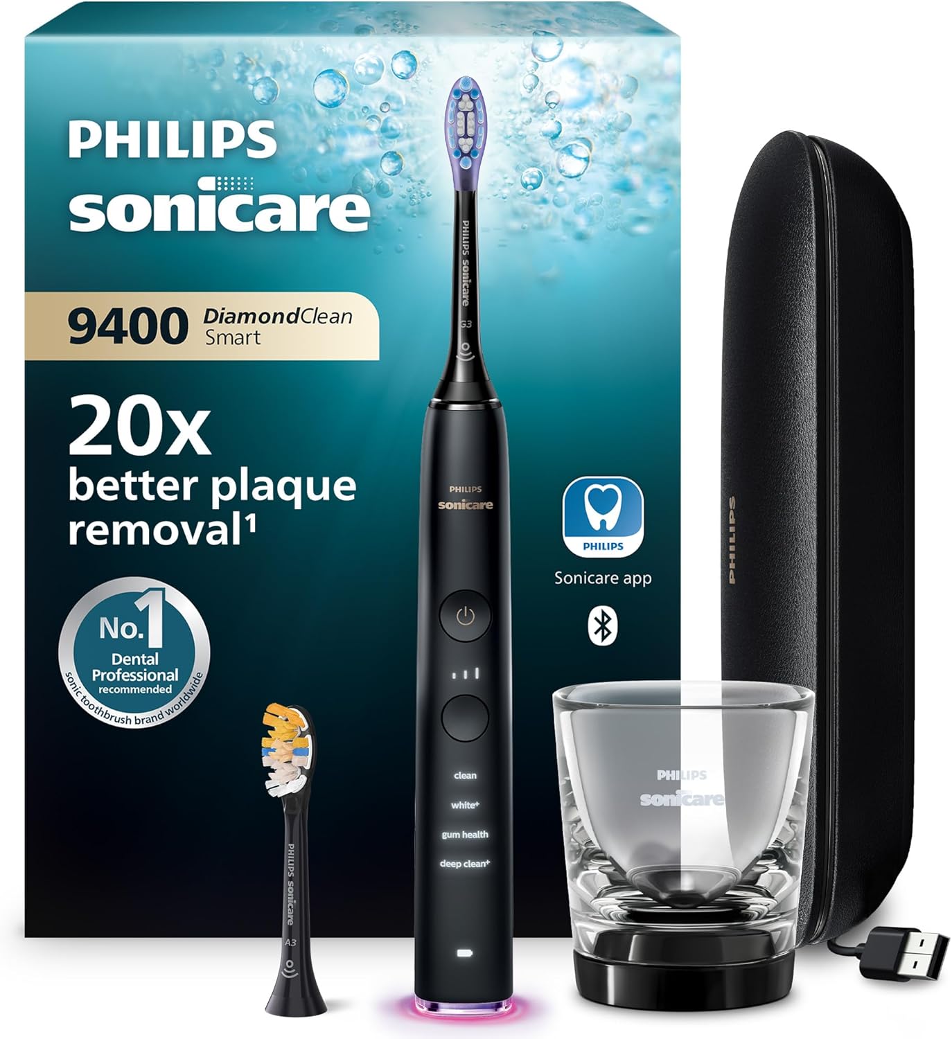 Detalle de Philips Sonicare DiamondClean Smart 9400 🦷 Cepillo Eléctrico
