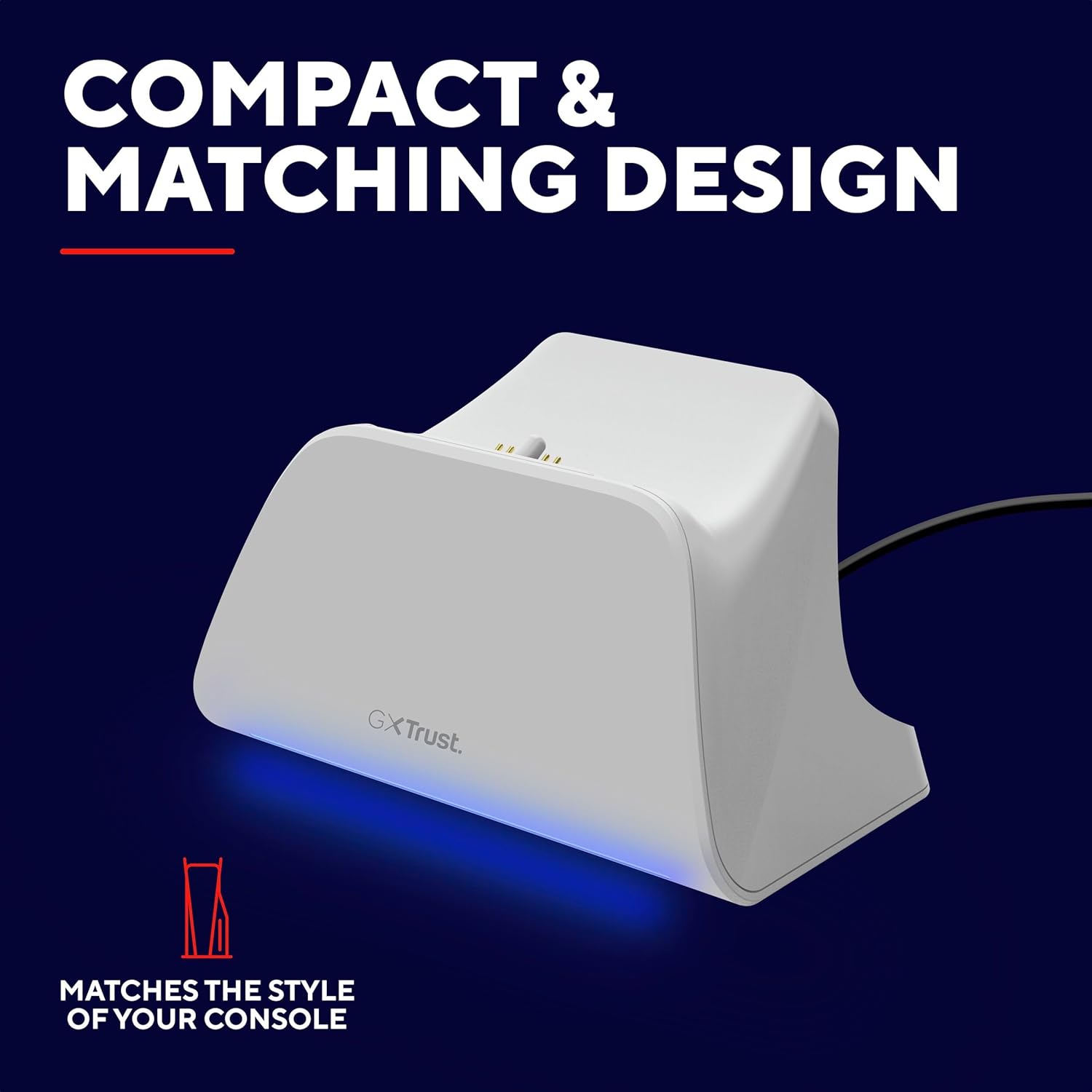 Thumbnail 3 de Trust GXT 255W Chargeur manette PS5