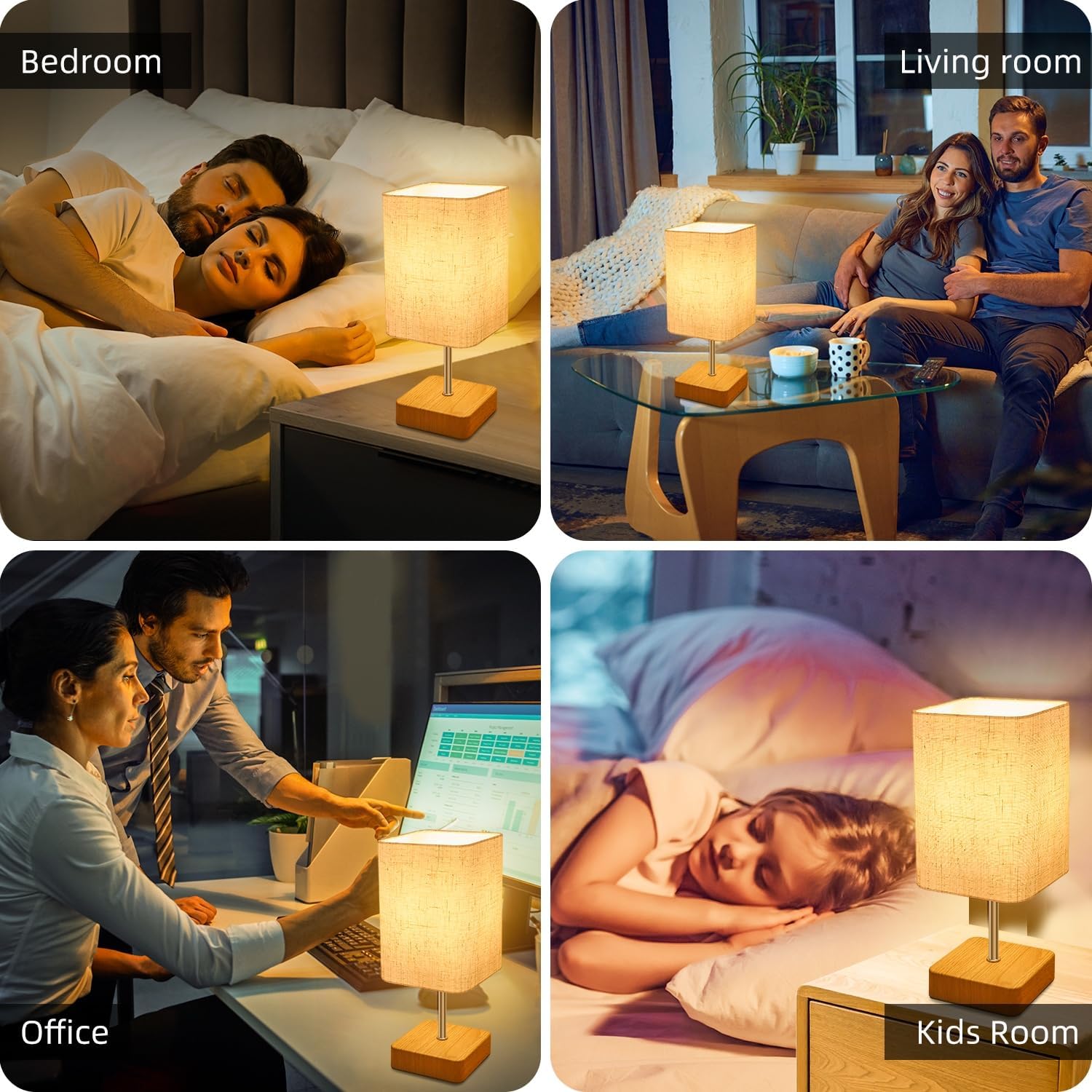 Thumbnail 6 de Jayencer Touch Control Table Lamp, Dimmable