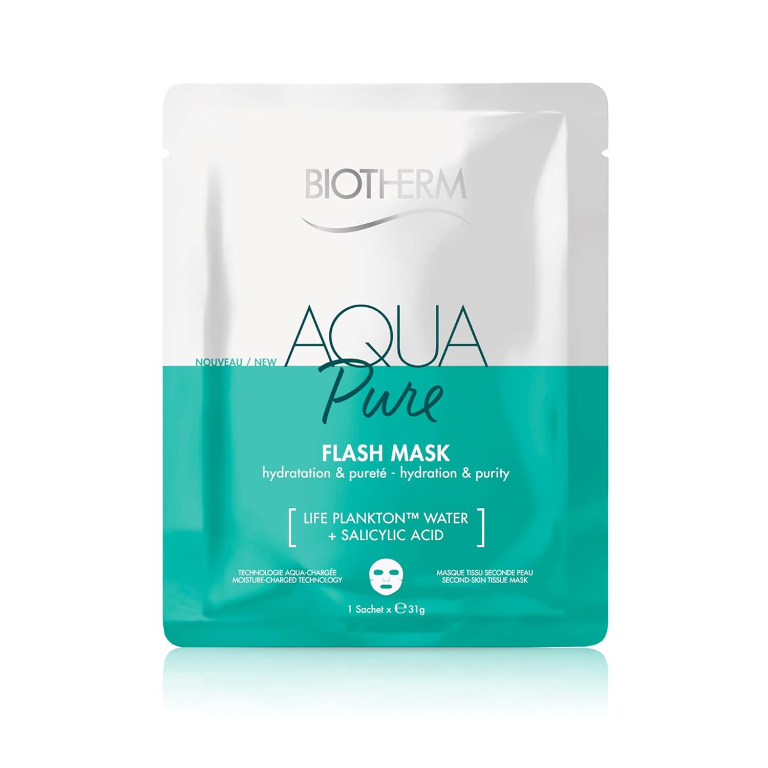 Thumbnail 6 de Biotherm Aquasource Flash Sheet Mask moisturizing face mask