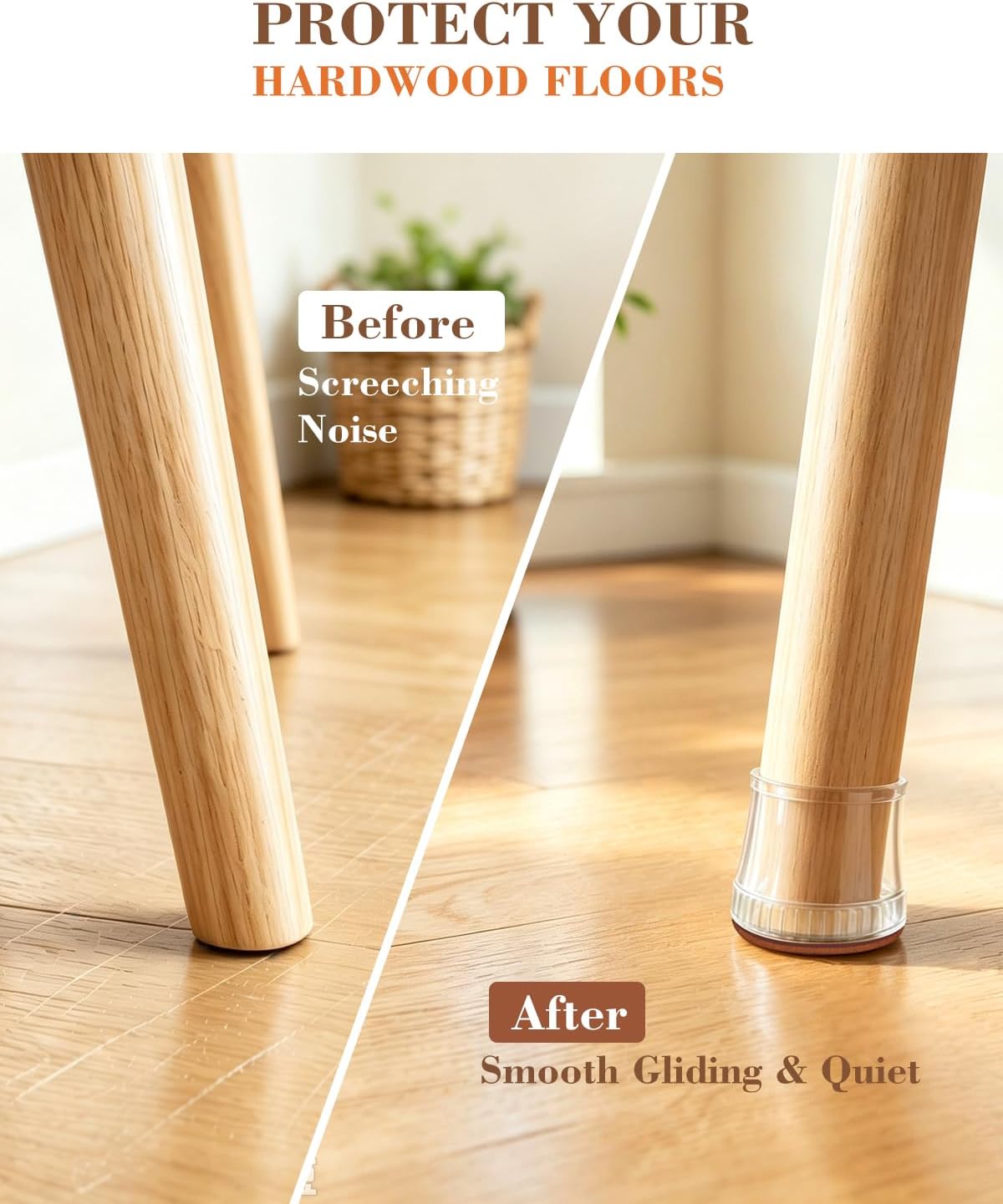 Detalle 2 de Chair Leg Floor Protectors 24-Pack