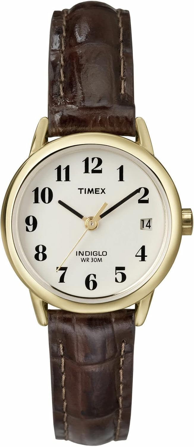 Detalle de Timex Women's Easy Reader Date 25mm Leather Strap Watch