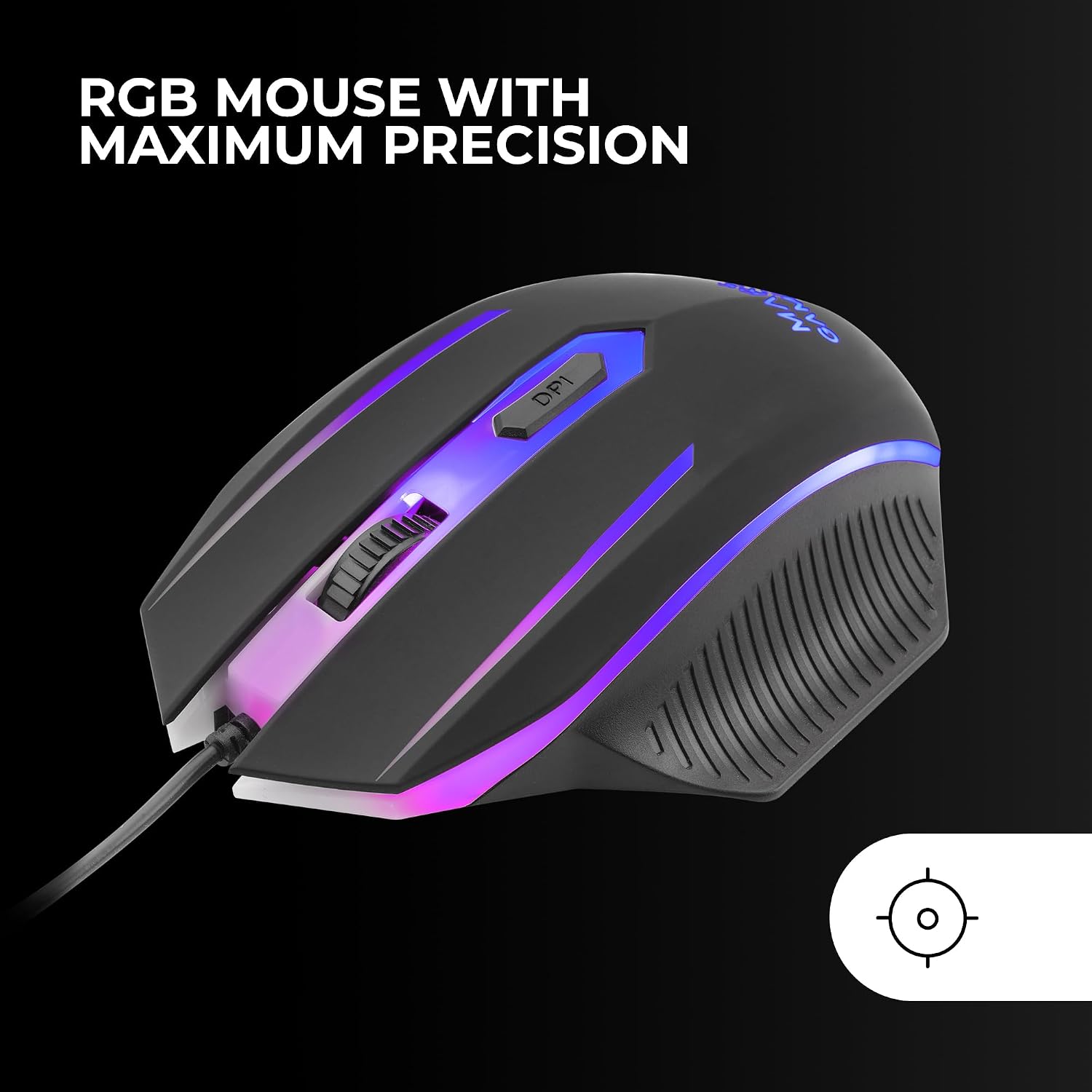 Detalle de Mars Gaming MCP124 🎮 Combo Gaming Teclado, Ratón y Alfombrilla 3en1