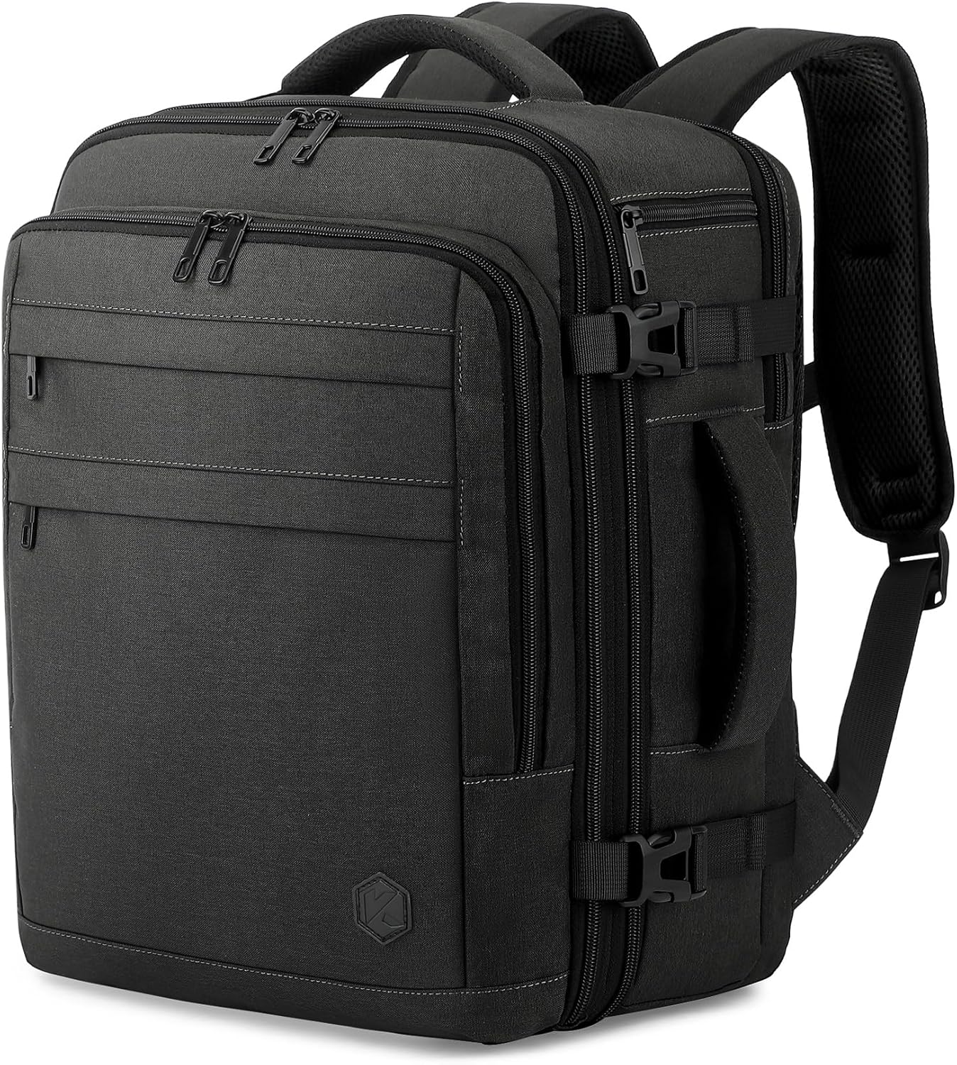VANKEV Cabin Bag expandable 30L, fits 15.6-inch laptop