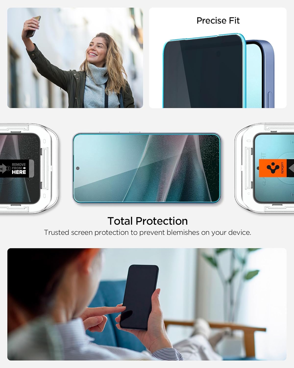 Thumbnail 7 de Spigen Glas.tR EZ Fit - Protector Privacidad 9H para Galaxy
