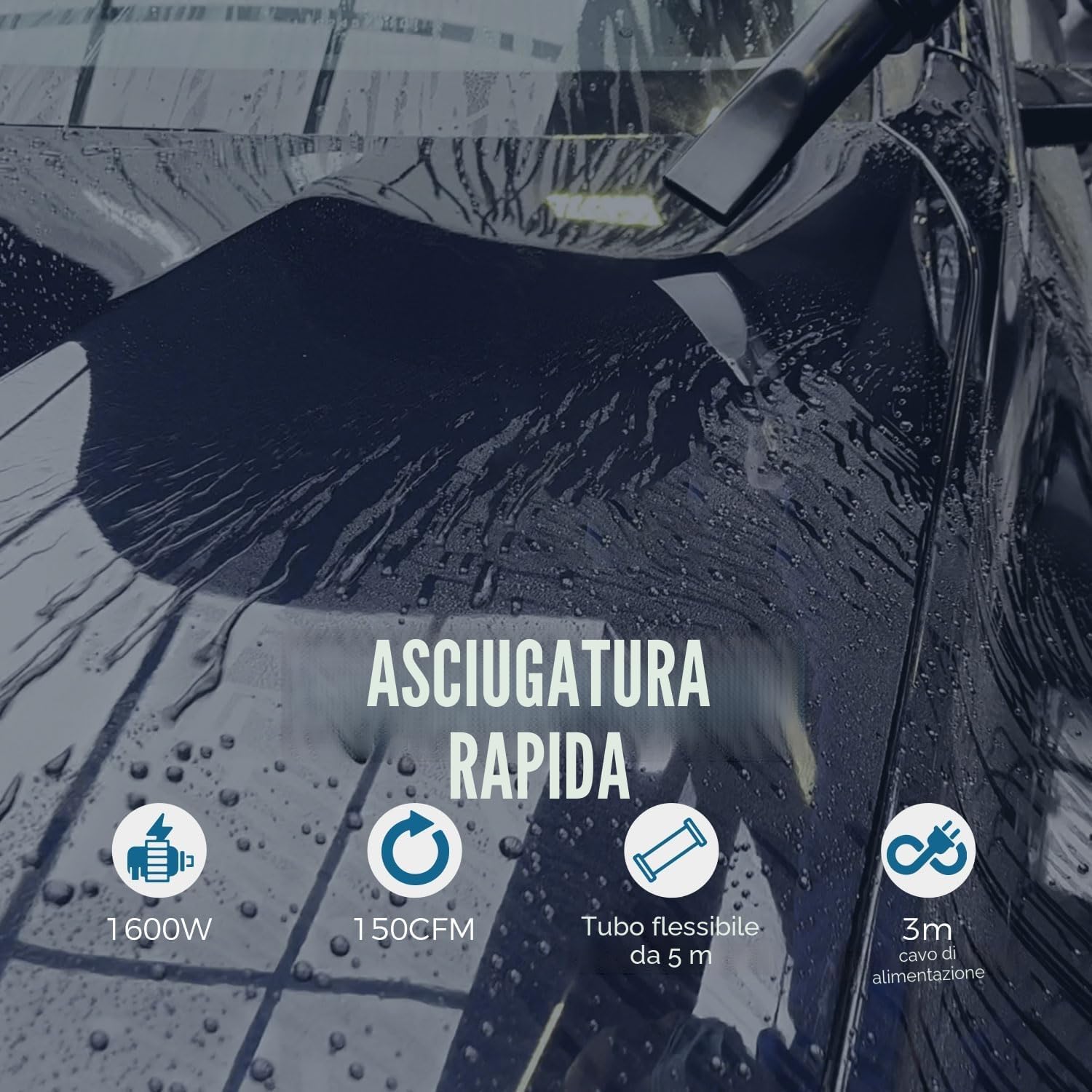 Detalle de XPOWER Blower professionale per auto con dock mobile Car Dryer