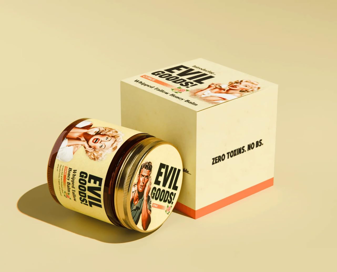 Thumbnail 6 de Whipped Beef Tallow and Honey Balm – Ultra-Rich Moisturizer with Manuka Honey (Citrus Scented) by Evil Goods