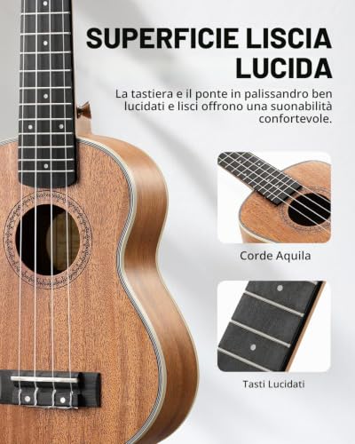 Thumbnail 1 de Donner ukulele da concerto 23 pollici