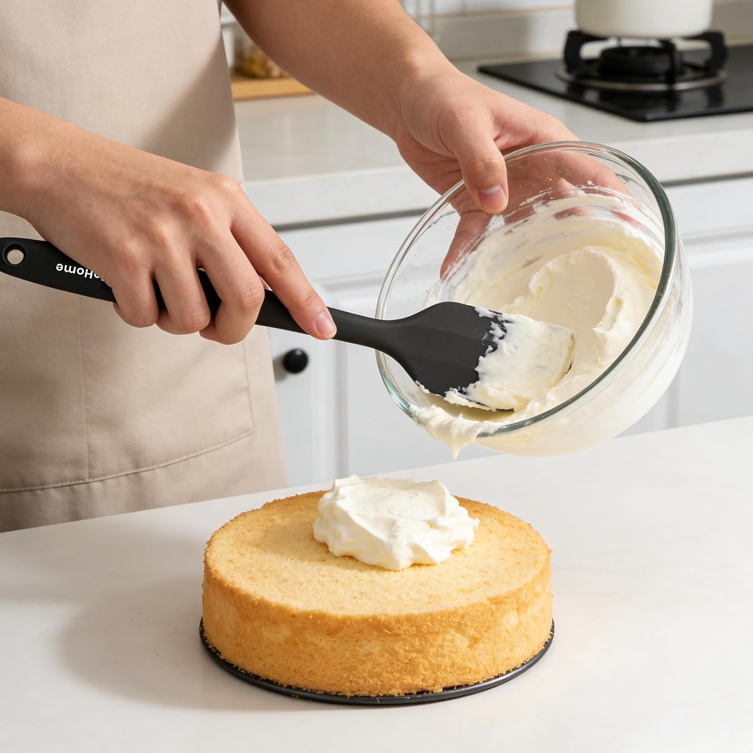 Detalle de NileHome Silicone Spatula Set 6 pieces