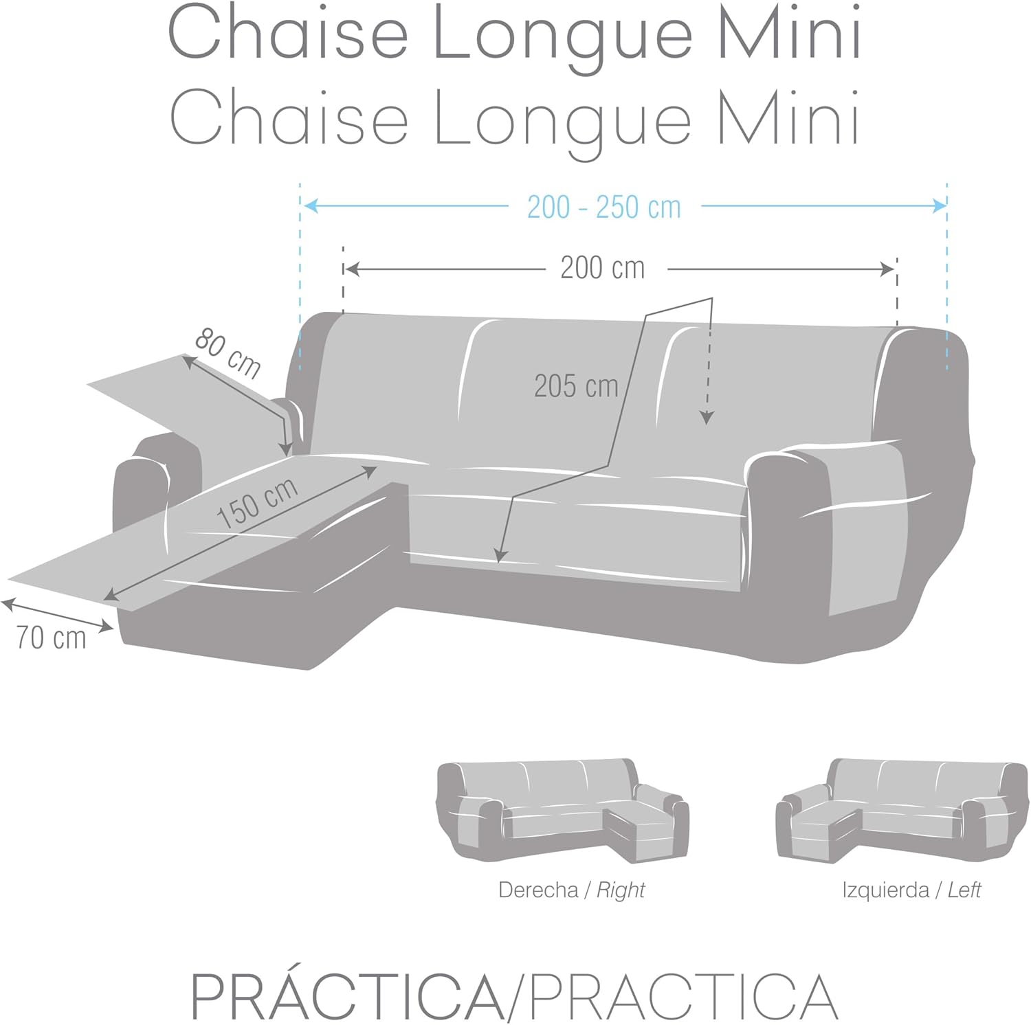 Detalle 2 de EYSA Magnus Funda Chaise Longue Mini I+D
