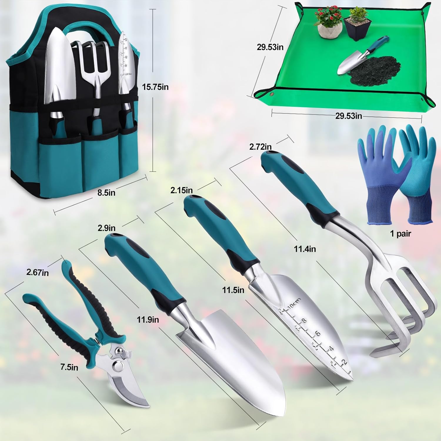 Thumbnail 6 de Kynup Kit da giardinaggio completo 7 pezzi