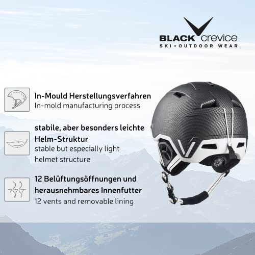 Detalle 2 de Casque de ski Black Crevice Vail