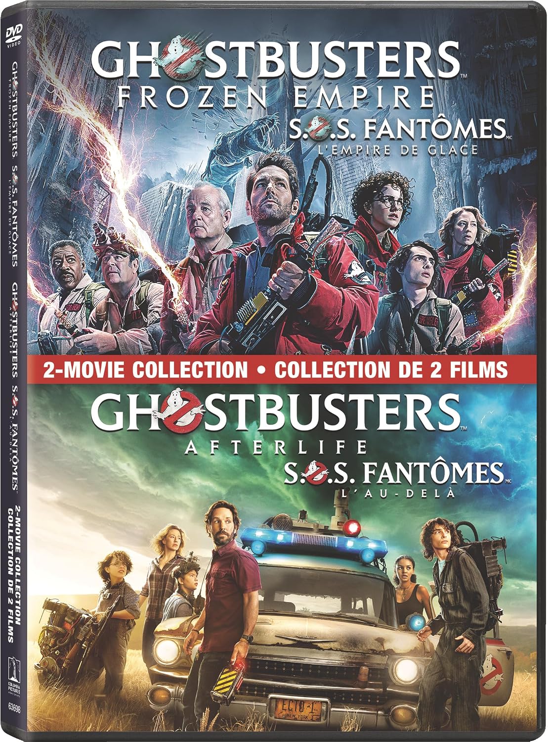 Detalle de Ghostbusters: Afterlife / Frozen Empire 2-Disc Bilingual DVD Set