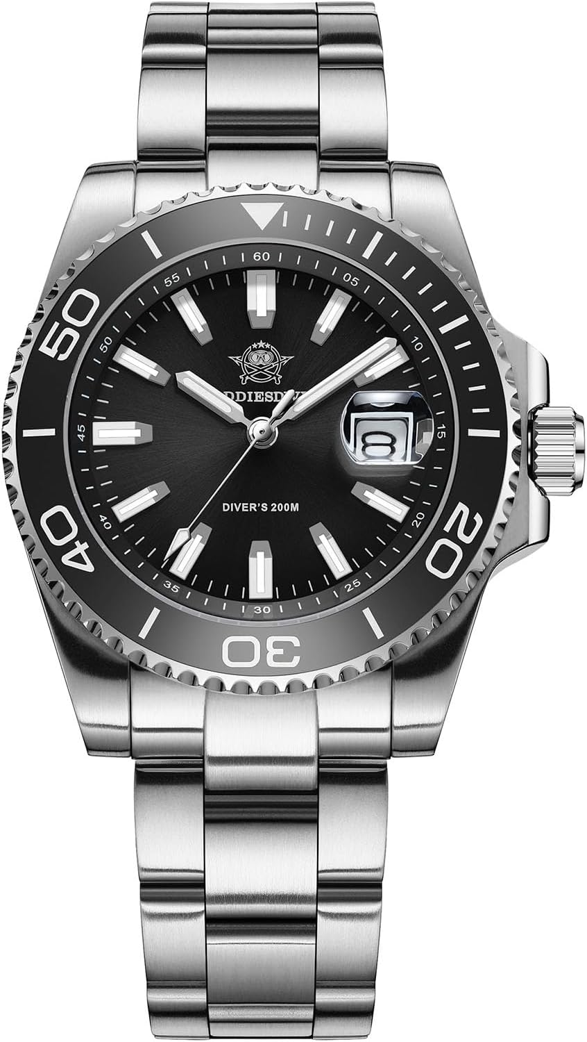 Thumbnail 6 de ADDIESDIVE Quarzo Orologio Uomo Diver's 200 M: luminosità, robustezza e stile subacqueo