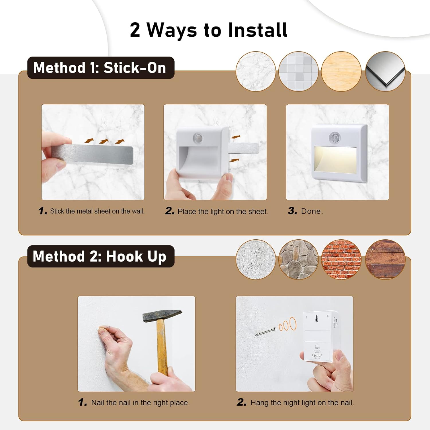 Thumbnail 6 de Motion Sensor Night Light 2 Pack