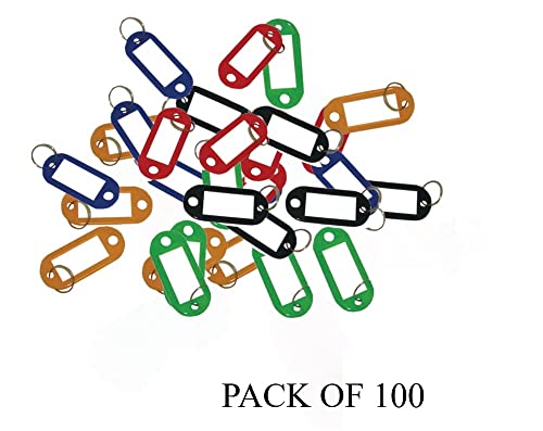 Thumbnail 1 de Llavero Portaetiquetas Q-Connect 100 Unidades Colores Surtidos 🎨