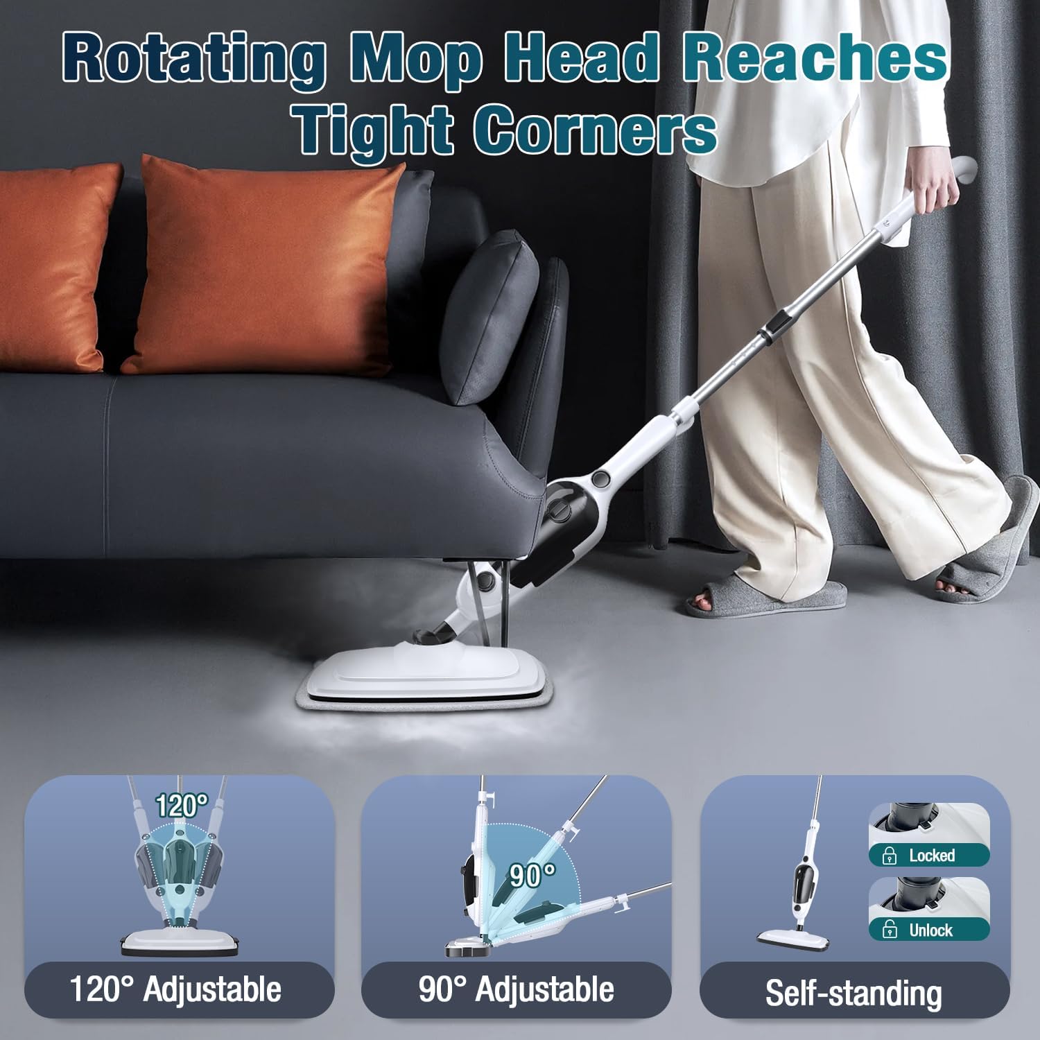 Thumbnail 4 de Steam Mop 11-in-1 Steam Cleaner 15.2 oz 🧹