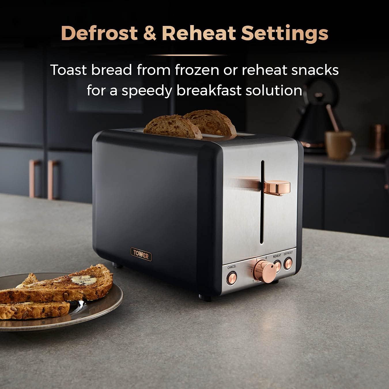 Thumbnail 4 de Tower T20036RG Cavaletto 2-Slice Toaster