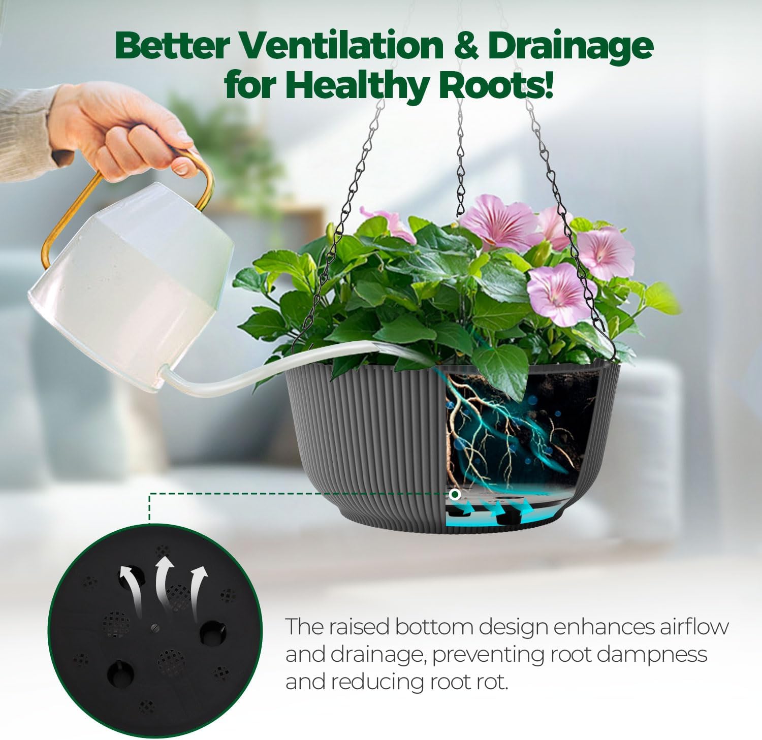 Thumbnail 3 de T4u Maceta Colgante 30 cm para interior