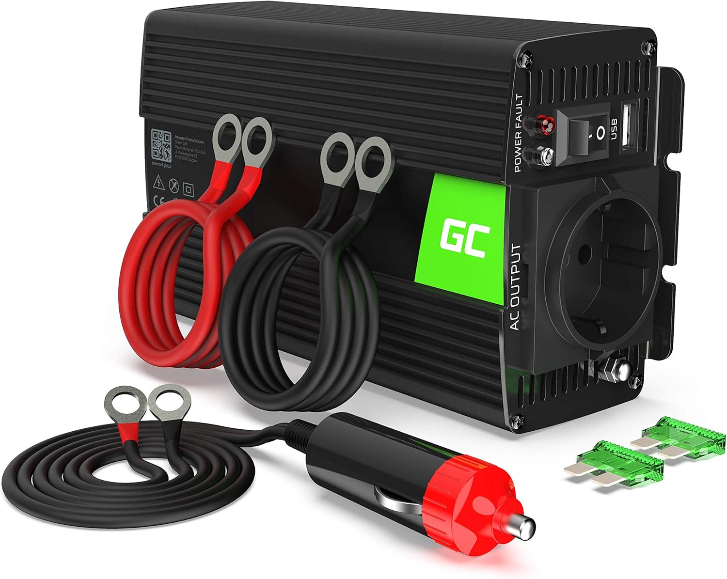 Thumbnail 3 de Green Cell 1000W/2000W Inversor 12V–220V