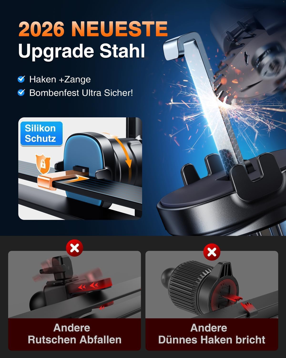 Detalle de VANMASS 2026 Upgrade Handyhalterung 360°