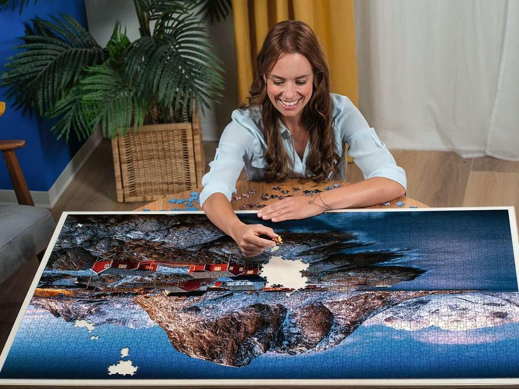 Detalle 2 de Ravensburger Hamnoy puzzle 121x80 cm 🎲